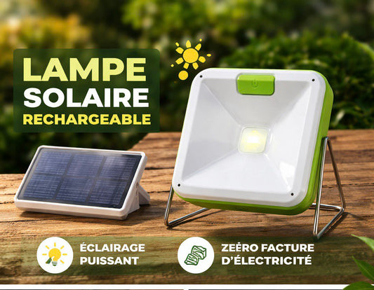 ☀️ Lampe Solaire LED Rechargeable Portable